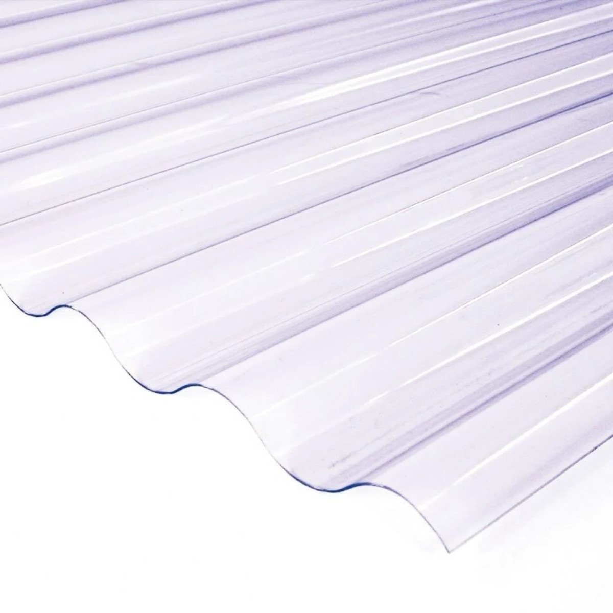 Salux PVC viļņotā jumta loksne 0,8x900x2000mm caurspīdīgs